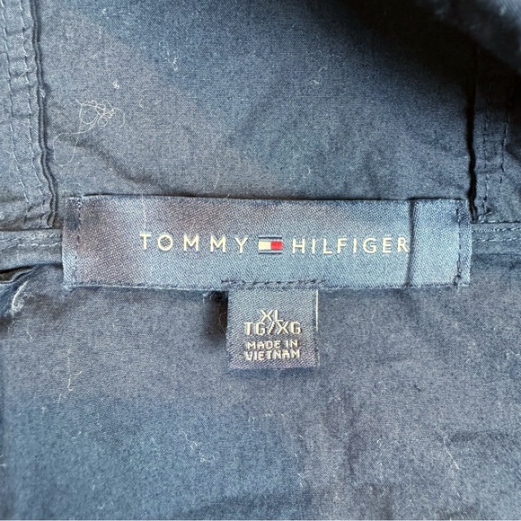 Tommy Hilfiger Womens Colorblocked Long Sleeve Hooded Windbreaker Jacket Size XL - Picture 5 of 5